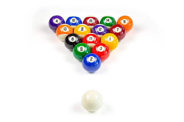 Billes Américaines Billard Pro - Set Complet 50,8 Mm, Qualité Fiable Pour Débutants Et Confirmés