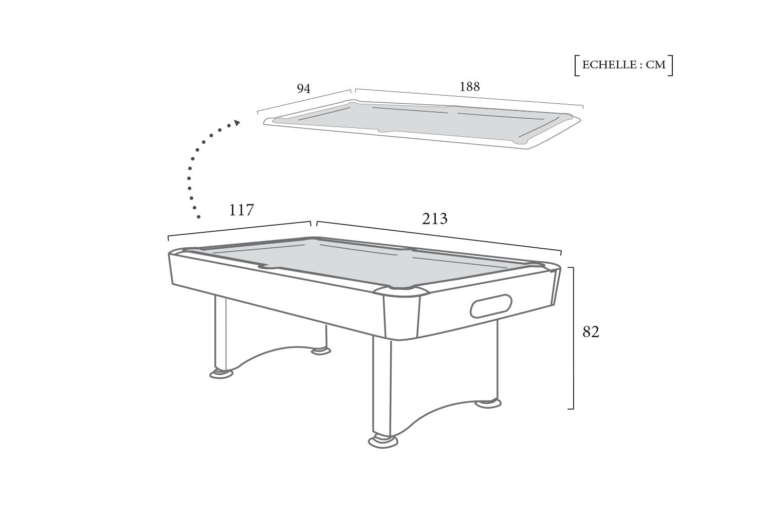Schéma Technique Billard Fédération Blanc Defaistre meta-dimensions