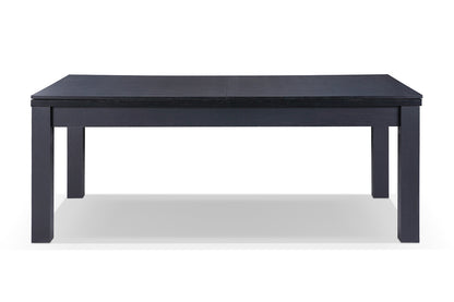 Table de salle à manger noire convertible billard