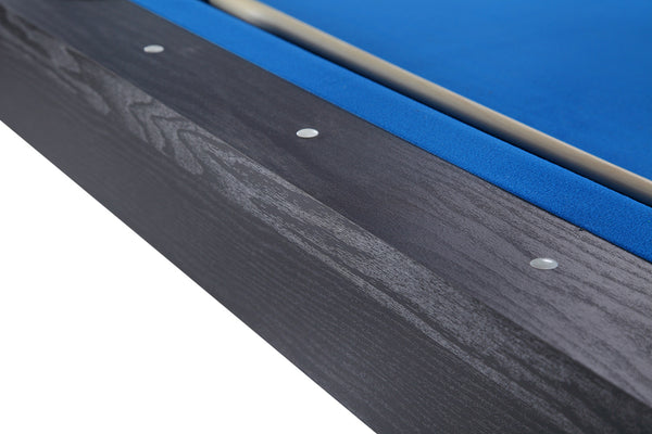 Flanc du Billard anglais convertible avec tapis bleu