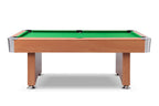 Table de billard américain en bois Defaistre Fédération tapis vert de côté