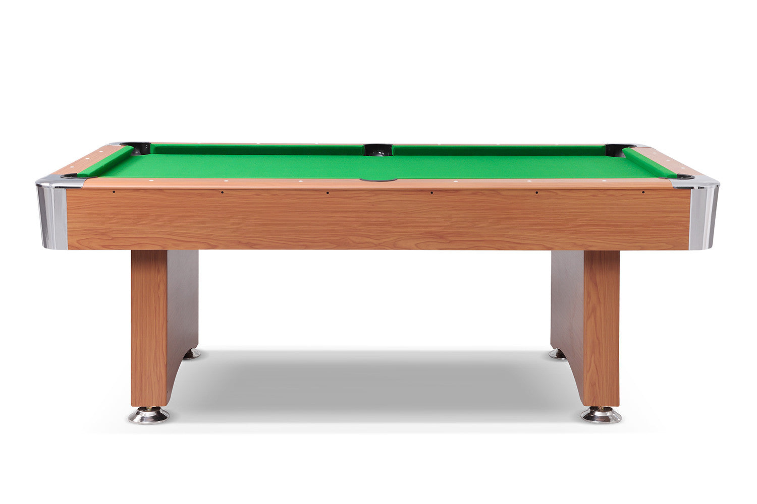Table de billard américain en bois Defaistre Fédération tapis vert de côté