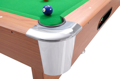 Angle de la table de billard américain en bois Defaistre Fédération